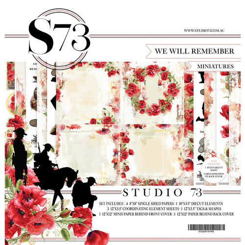 Studio 73 - We Will Remember Miniatures Set - 12x12 Collection Set