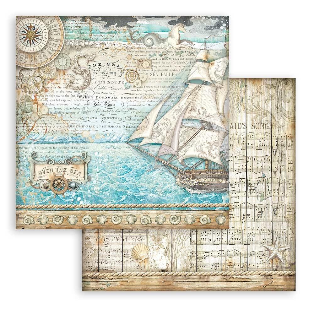 AESOP'S FABLES - CARDSTOCK 12X12 SCRAPBOOK PAPER SET - 12