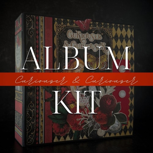 Graphic 45 - Album Kit - Curiouser & Curiouser