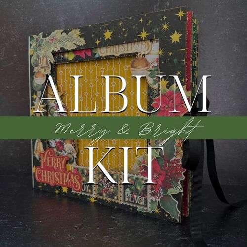 Graphic 45 - Album Kit - Merry & Bright - Album Kit