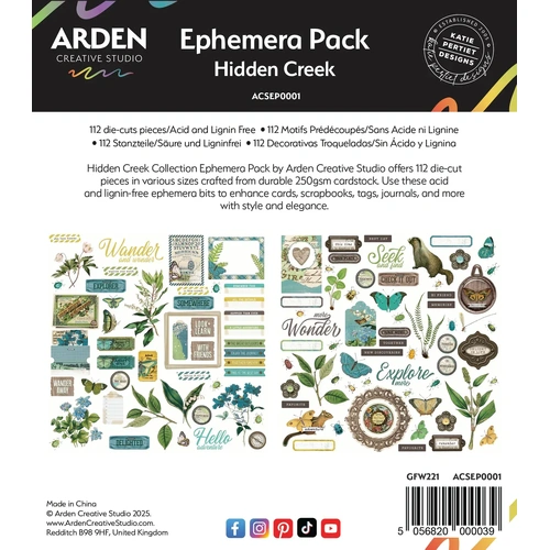 Arden Creative Studio - Hidden Creek - Ephemera Pack