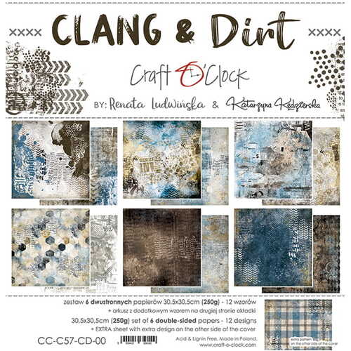 Craft O'Clock - Clang & Dirt - 12x12 Collection Pack