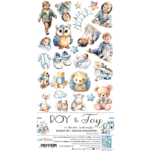 Craft O'Clock - Boy & Toy - Extras Set - Baby Boy