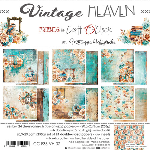 Craft O'Clock - Vintage Heaven - 12x12 Collection Pack