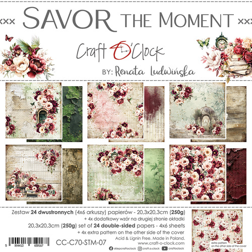 Craft O'Clock - Savor the Moment - 8x8 Collection Pack