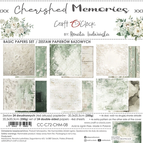 Craft O'Clock - Cherished Memories - 8x8 BASIC Collection Pack