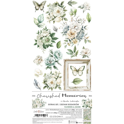 Craft O'Clock - Cherished Memories - Extras Set - Flowers & More