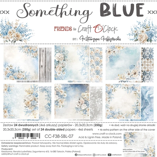 Craft O'Clock - Something Blue - 8x8 Collection Pack