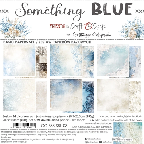 Craft O'Clock - Something Blue - 8x8 BASIC Collection Pack