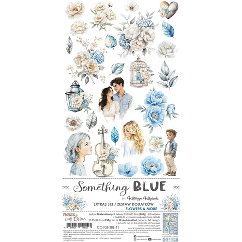 Craft O'Clock - Something Blue - Extras Set - Flowers & More