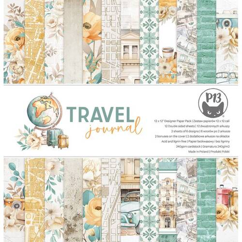 P13 - Travel Journal - 12x12 Paper Pad