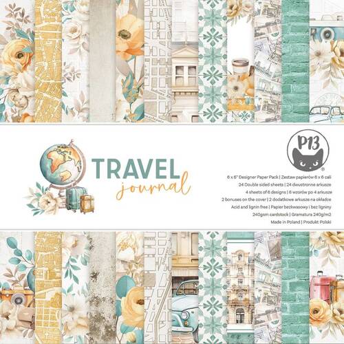 P13 - Travel Journal - 6x6 Paper Pad