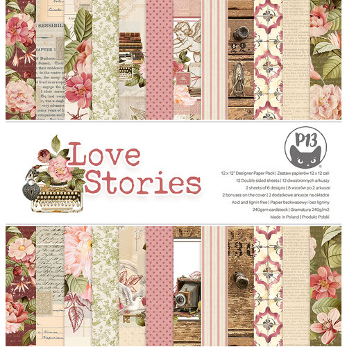 P13 - Love Stories - 12x12 Paper Pad