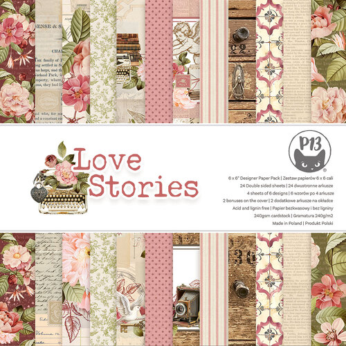 P13 - Love Stories - 6x6 Paper Pad