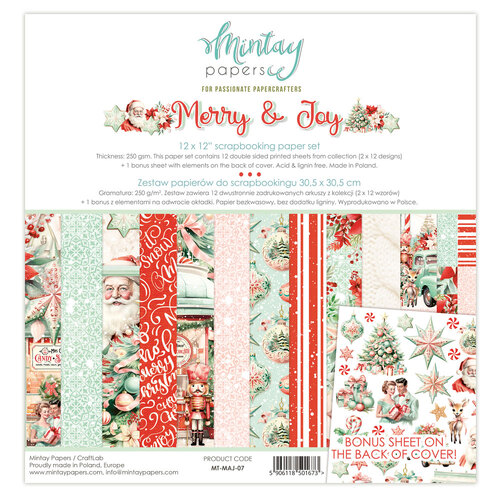 Mintay - Christmas Blessings - 12x12 Paper Set