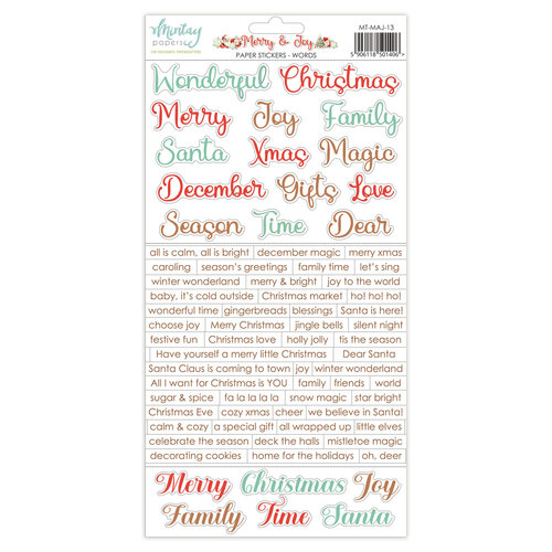 Mintay - Merry & Joy - Stickers - Words