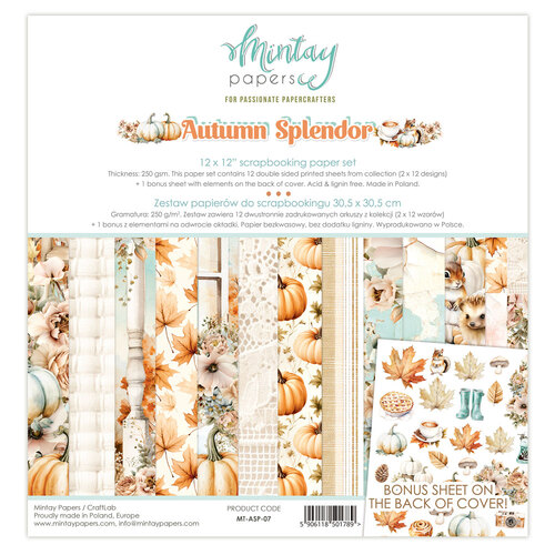 Mintay - Autumn Splendor - 12x12 Paper Set