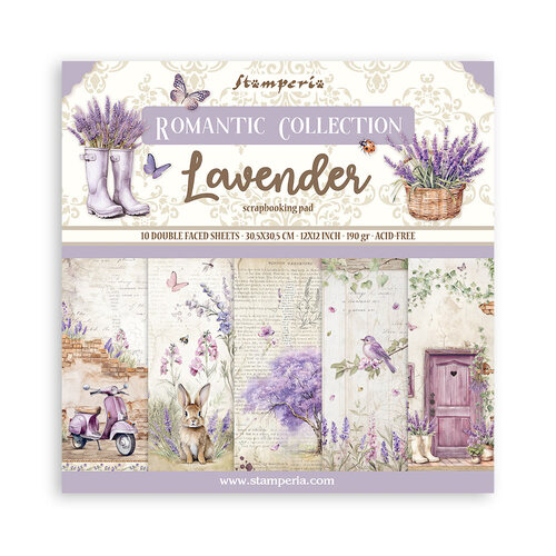 Stamperia - Lavender - 12x12 Paper Pad