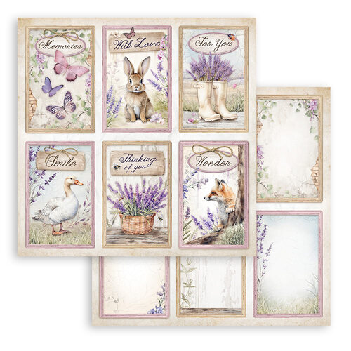 Stamperia - Lavender - 6 Cards