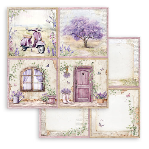 Stamperia - Lavender - 4 Cards