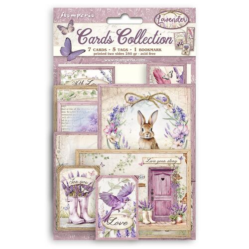 Stamperia - Lavender - Cards Collection