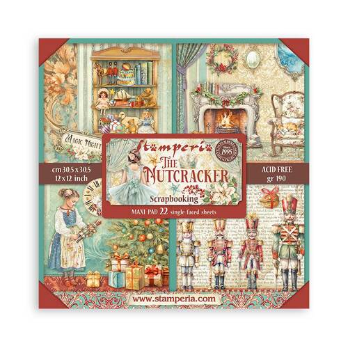 Stamperia - The Nutcracker Maxi - 12x12 Paper Pad