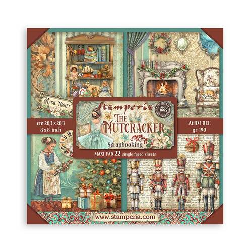 Stamperia - The Nutcracker Maxi - 8x8 Paper Pad