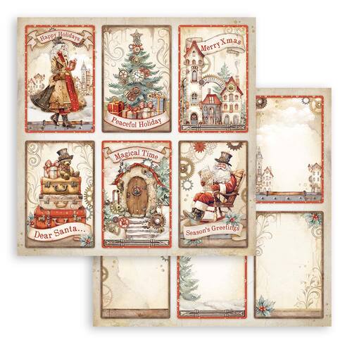 Stamperia - Gear Up For Christmas - 6 Cards