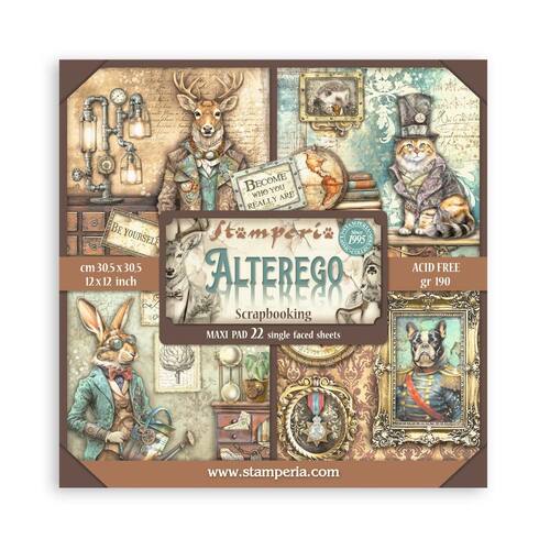 Stamperia - Alterego Maxi - 12x12 Paper Pad