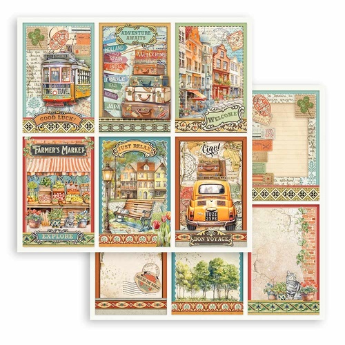 Stamperia - Art of Travelling - 6 Cards