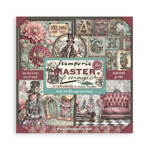 Stamperia - Master of Magic Maxi - 12x12 Paper Pad