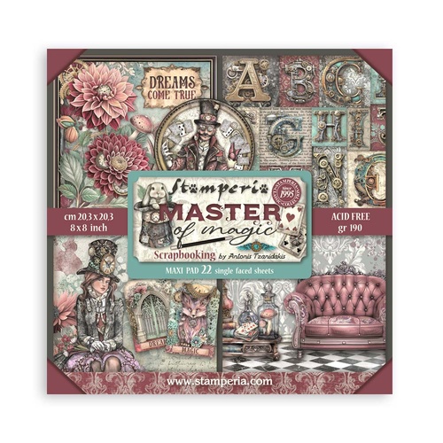 Stamperia - Master of Magic Maxi - 8x8 Paper Pad