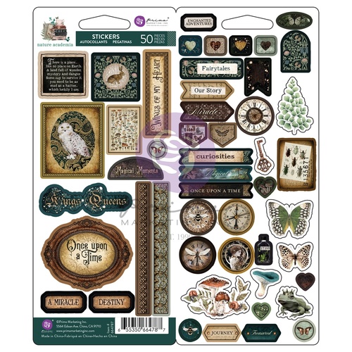 Prima - Nature Academia - Chipboard Stickers