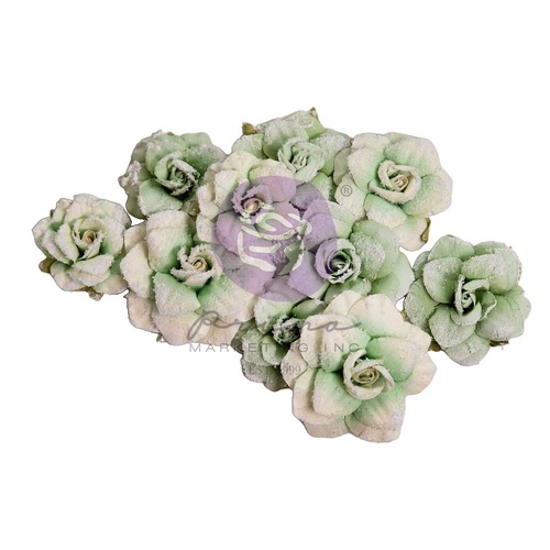 Prima -The Home Baker - Flowers - Mint Chip Roses