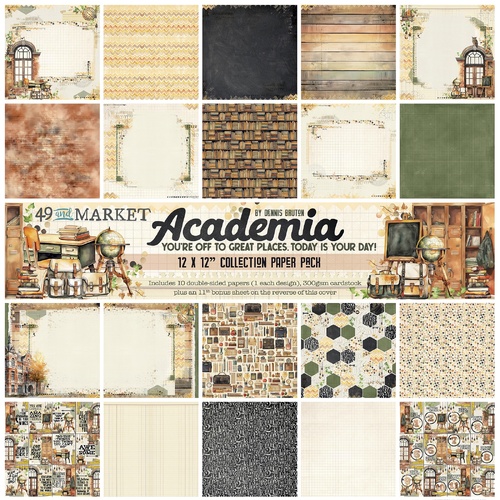 49 and Market - Academia - 12x12 Collection Pack