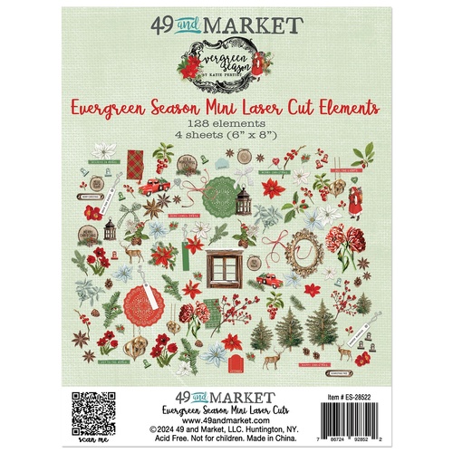 49 and Market - Evergreen Season - Mini Laser Cut Elements