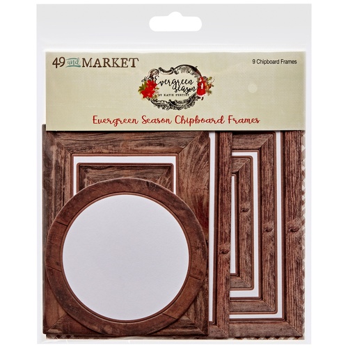 49 and Market - Evergreen Season Frames -Chipboard Set