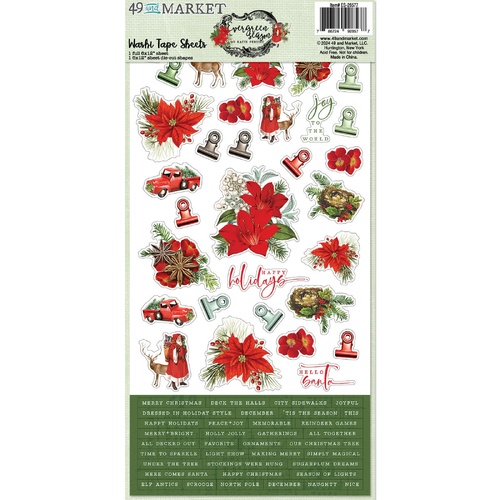 49 and Market - Evergreen Seasons - Washi Tape Sheet Set