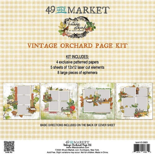 49 and Market - Vintage Orchard - Page Kit