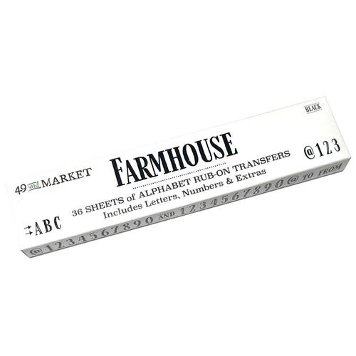 49 and Market - Farmhouse - Rub-On Transfer