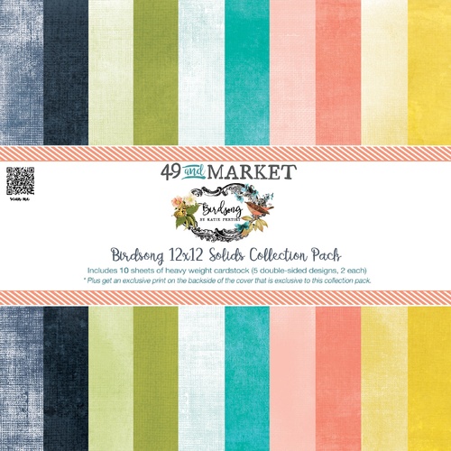 49 and Market - Birdsong Solids - 12x12 Collection Pack