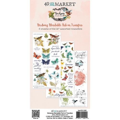 49 and Market - Birdsong Blendable - Rub-Ons