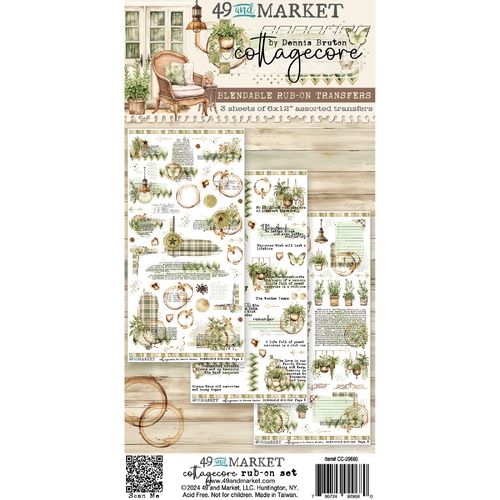 49 and Market - Cottagecore Blendable - Rub-On Transfers