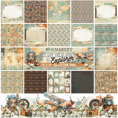 49 and Market - Wanderlust Explorer - 12x12 Collection Pack