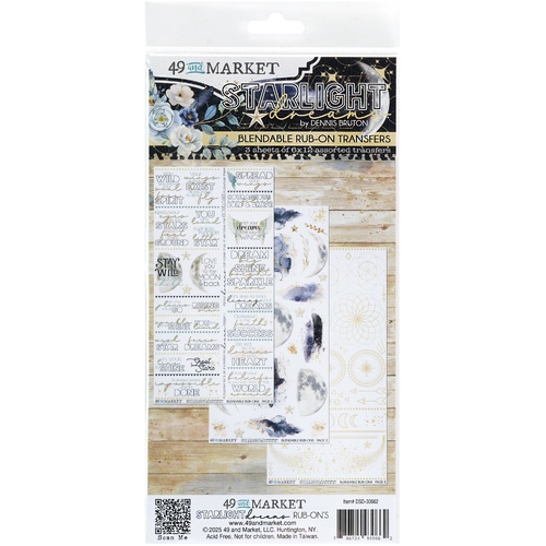 49 and Market - Starlight Dreams Blendable - Rub-On Transfers