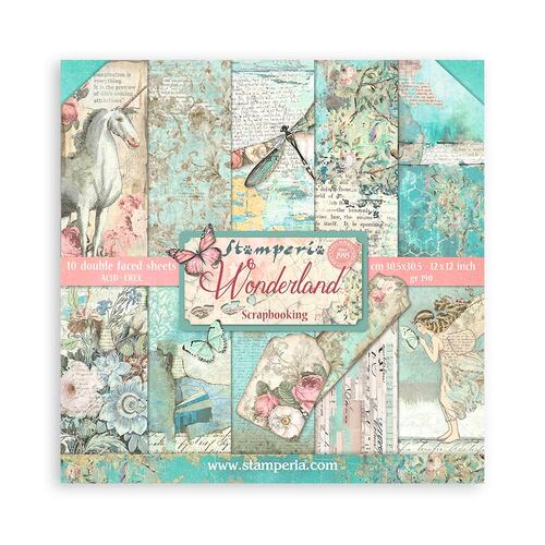 Stamperia - Wonderland - 12x12 Paper Pad