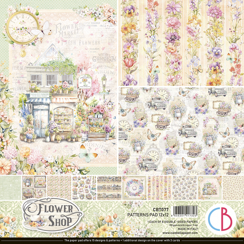 Ciao Bella - Flower Shop - 12x12 Paper Pad (8pk)