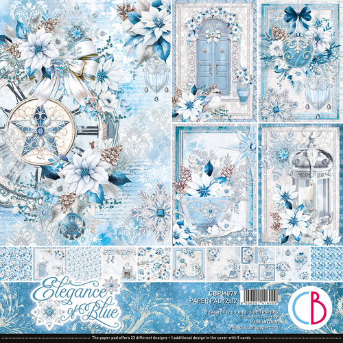 Ciao Bella - Elegance of Blue - 12x12 Paper Pad (12pk)