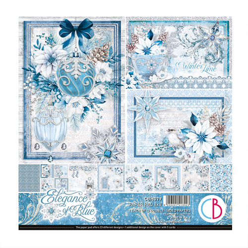 Ciao Bella - Elegance of Blue - 8x8 Paper Pad (12pk)