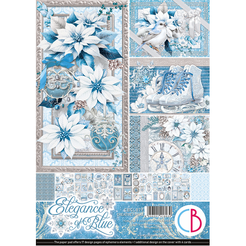 Ciao Bella - Elegance of Blue - A4 Paper Pad (9pk)